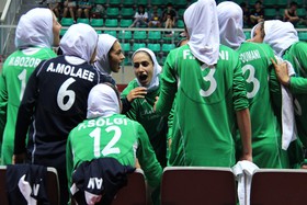 پیروزی تیم ملی والیبال دختران ایران مقابل ترکمنستان