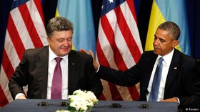 اوباما در دیدار با پوروشنکو: آمریکا برای حمایت از اوکراین آماده است
