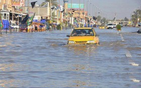 زیر آب رفتن بخش‌های وسیعی از غرب بغداد و هشدار سازمان ملل