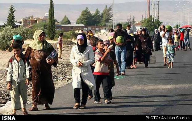 ورود 45 هزار آواره کرد سوریه به ترکیه