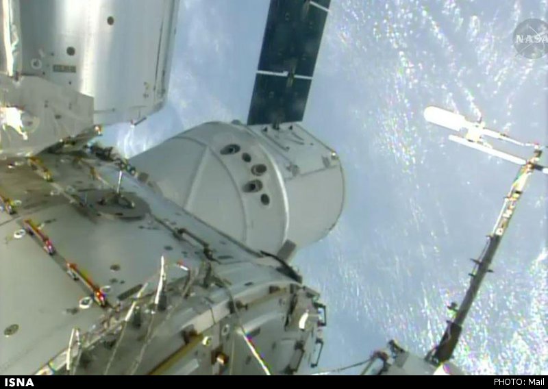 الحاق موفق کپسول دراگون به ایستگاه فضایی بین‌المللی 