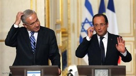 تماس تلفنی اولاند با نتانیاهو و مخالفت با تحریم اسرائیل
