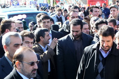 حضور محمود احمدی‌نژاد در راهپیمایی 22 بهمن