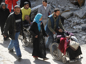 آنروا وضعیت اردوگاه یرموک دمشق را بحرانی اعلام کرد
