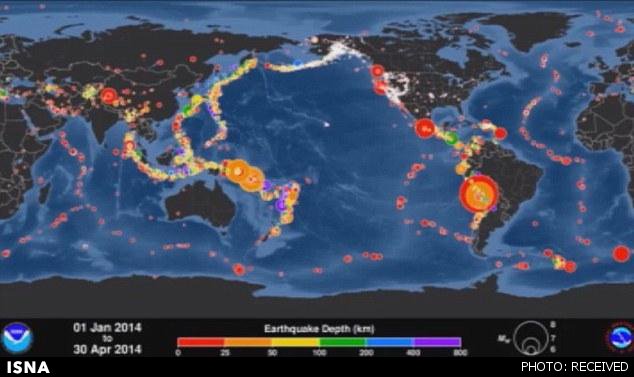 رکوردشکنی زمین در وقوع زلزله 1