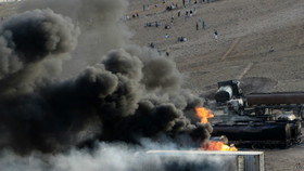 حمله طالبان به 400 تانکر نفت در غرب کابل