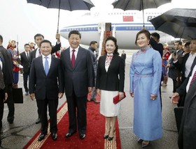 سفر رئیس‌جمهور چین به مغولستان