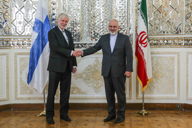 دیدار وزرای خارجه ایران و فنلاند