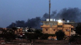 انفجار در ساختمان شبکه البناء لیبی