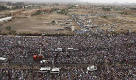 تظاهرات گسترده ده‌ها هزار یمنی در محکومیت تداوم تجاوز عربستان