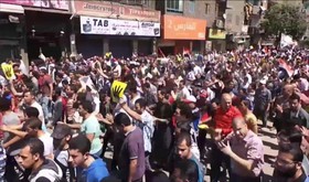 تظاهرات در استان‌های مختلف مصر و کشته شدن 2 حامی اخوان المسلمین