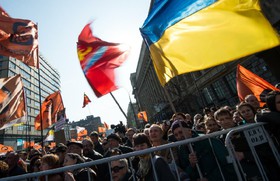 روس‌ها در اعتراض به سیاست‌های کرملین در قبال اوکراین به خیابان‌های مسکو آمدند