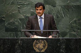 امیر قطر: جهان به عراق کمک کند/شورای امنیت به وظیفه خود درباره فلسطین عمل کند