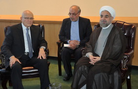 روحانی: خشونت و تروریسم مشکل اصلی منطقه خاورمیانه است