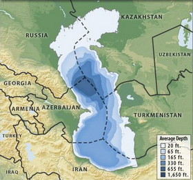 آمادگی ایران برای همکاری با کشورهای ساحلی دریای خزر