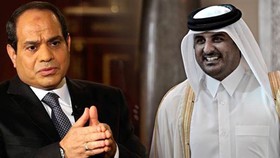 گفت‌وگوی تلفنی امیر قطر با روسای جمهور مصر و یمن