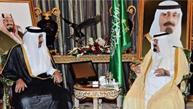 دیدار پادشاه عربستان و امیر قطر در جده