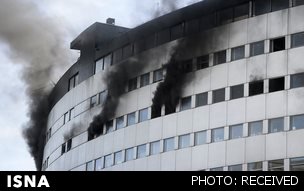 ساختمان رادیوملی فرانسه آتش گرفت