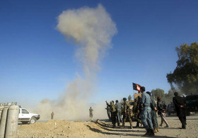 9 کشته در حمله طالبان به یک پایگاه ارتش افغانستان