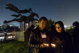 تجمع طرفداران مرتضی پاشایی در پارک آب و آتش تهران