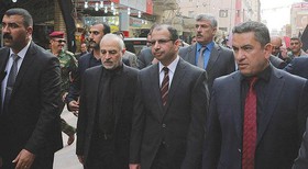 رئیس پارلمان عراق وارد اردن شد