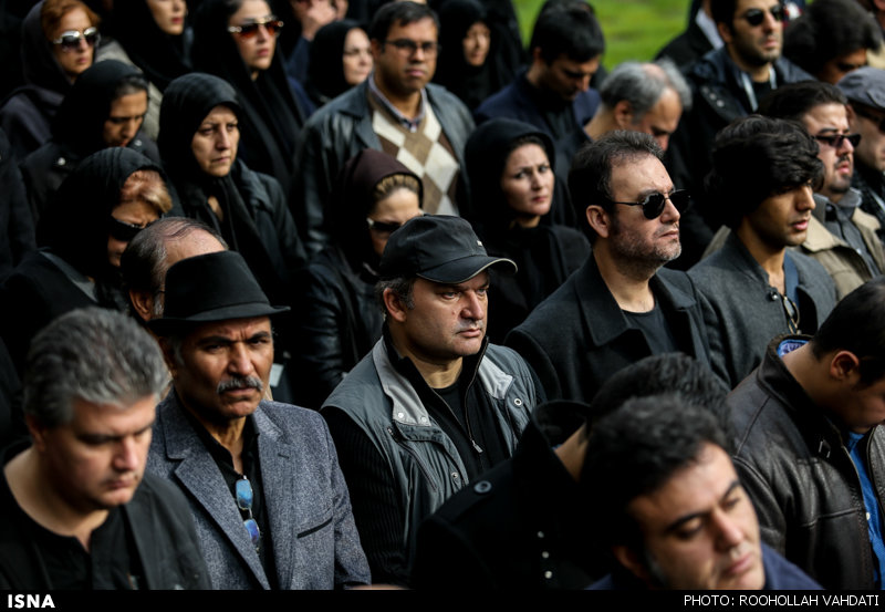 مراسم تشییع پیکر مجید بهرامی