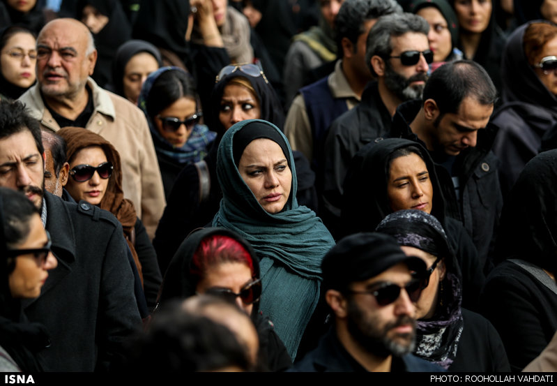 مراسم تشییع پیکر مجید بهرامی
