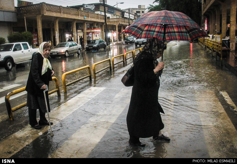 بارش باران در اهواز