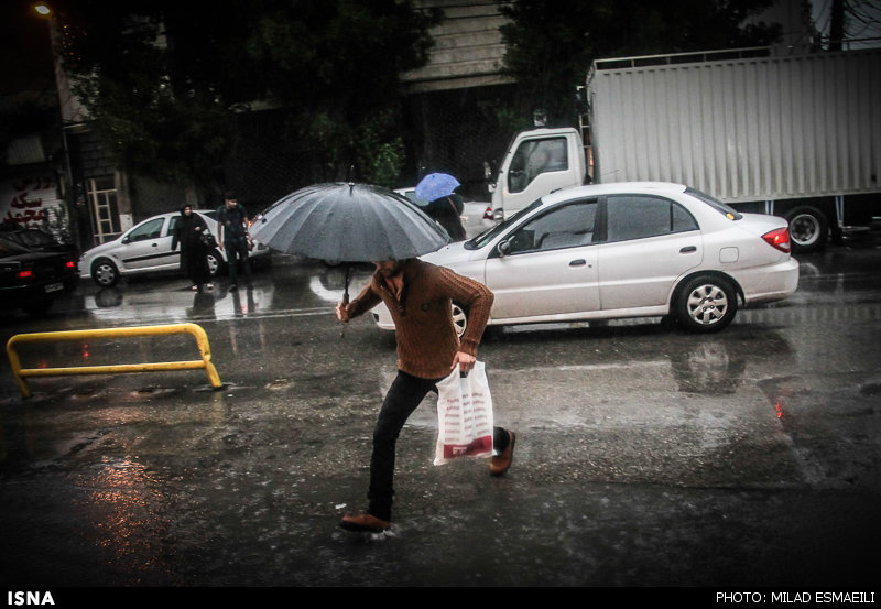 بارش باران در اهواز