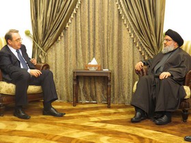 اوضاع لبنان و سوریه محور دیدار سیدحسن نصرالله با معاون وزیر خارجه روسیه