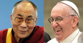 پاپ فرانسیس با دالایی لاما دیدار نمی‌کند