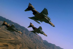بمباران وسیع دشمن توسط جنگنده‌های نیروی هوایی