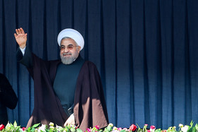 سخنرانی رییس‌جمهور در ورزشگاه خلیج فارس اسلامشهر آغاز شد