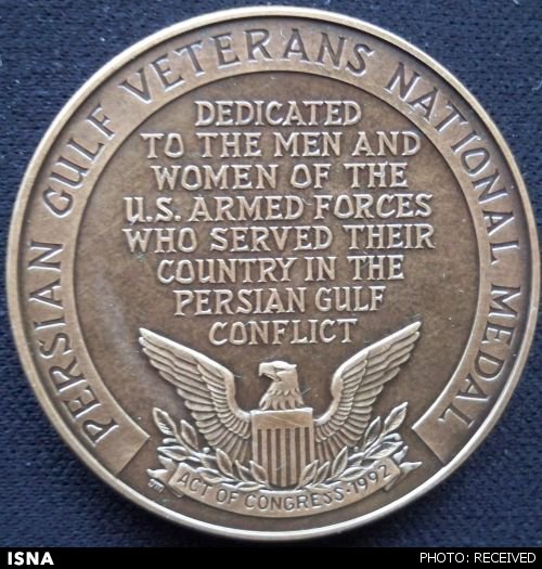 مدال «خلیج‌ فارس» بر گردن سربازان آمریکایی