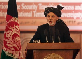 اشرف غنی: تجهیز، حمایت و تقویت نیروهای امنیتی افغان سرمایه‌گذاری است