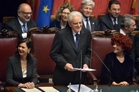 سرجیو ماتارلا به عنوان رئیس جمهوری جدید ایتالیا سوگند یاد کرد