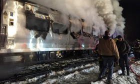 برخورد مرگبار قطار مسافربری با جیپ در آمریکا