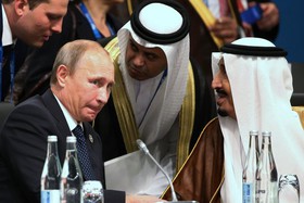پادشاه عربستان و پوتین بر تقویت همکاری‌های مشترک تاکید کردند
