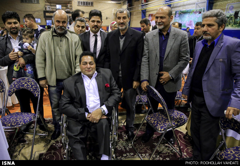مایلی کهن در جشن ازدواج بیست و دو زوج کم توان جسمی جشن ازدواج 22 زوج کم توان جسمی
