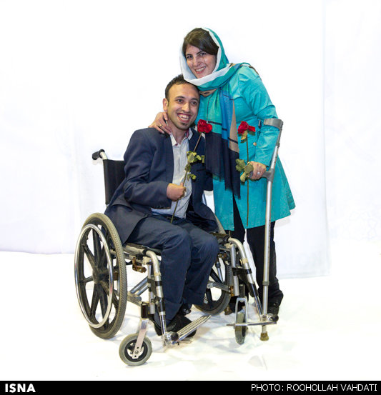 جشن ازدواج 22 زوج کم توان جسمی