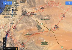 نقشه خیالی داعش برای عملیات در مصر، عربستان، اردن و سرزمین‌های اشغالی