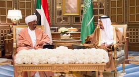 دیدار عمر البشیر با پادشاه عربستان