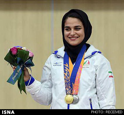 نجمه خدمتی اولین طلایی ایران در یونیورسیاد