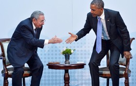 بررسی روابط آمریکا- کوبا در دیدار دوجانبه اوباما و رائول کاسترو