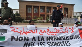 تظاهرات مراکشی‌ها در محکومیت عادی سازی روابط با رژیم صهیونیستی
