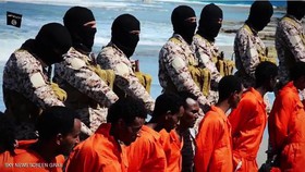 ویدئوی جدید داعش از اعدام گروهی مسیحیان در لیبی