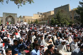 تجمع «یمن تنها نمی‌ماند» برگزار شد