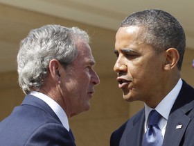 بوش برای اولین بار از سیاست خارجی اوباما انتقاد کرد