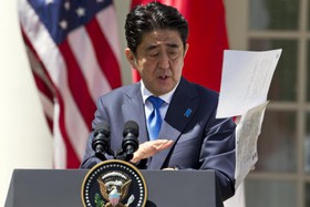 تاکید نخست‌وزیر ژاپن بر تقویت روابط سیاسی - اقتصادی با آمریکا