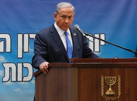 انتقاد نتانیاهو از رهبری فلسطین در کرانه باختری